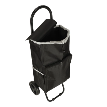 Wózek torba na zakupy na kółkach ze stelażem 95cm czarny