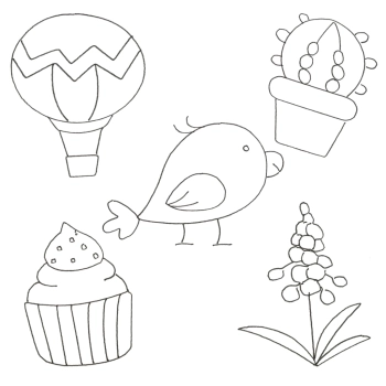 Robot edukacyjny interaktywny nauka rysowania pisania zestaw fiszki mazaki pomarańczowy