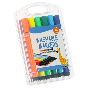 Robot edukacyjny interaktywny nauka rysowania pisania zestaw fiszki mazaki pomarańczowy