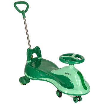 Jeździk grawitacyjny LED Swing FIX S2 skuter z rączką zielony max 100kg