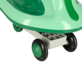 Jeździk grawitacyjny LED Swing FIX S2 skuter z rączką zielony max 100kg