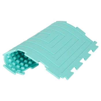 Mata sensoryczna puzzle montessori do masażu stóp 8 elementów pastelowe