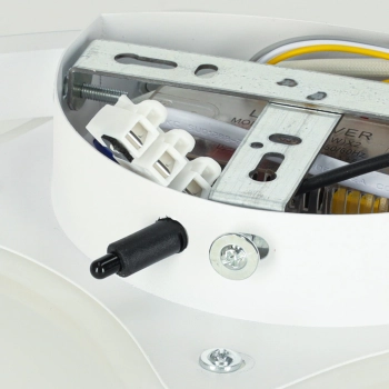 Lampa LED sufitowa plafon do pokoju dziecięcego ściemniana LUMELA + pilot księżyc biała