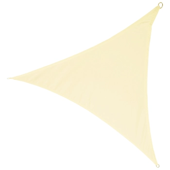 Żagiel przeciwsłoneczny LUARO ogrodowy tarasowy wodoodporny 4x4x4m trójkąt beżowy