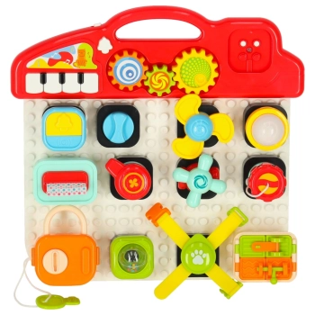 Tablica manipulacyjna interaktywna edukacyjna zabawka sensoryczna dla dzieci