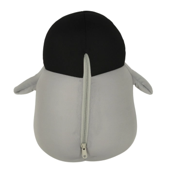 Poduszka podróżna 2w1 rogal pod kark do samochodu samolotu maskotka pingwin