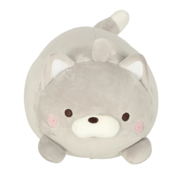 Poduszka podróżna 2w1 rogal pod kark do samolotu samochodu maskotka kot