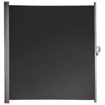 Markiza boczna tarasowa LUARO parawan zwijana 180 x 400 cm szara