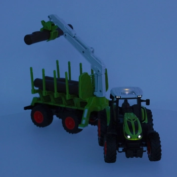 Traktor RC zdalnie sterowany ciągnik rolniczy z podnośnikiem farma 2,4G 3,7V 500mAh