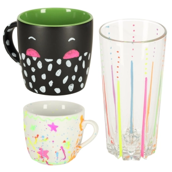 Markery kredowe pisaki do szyb tablic potykaczy cenówek zmywalne 8szt