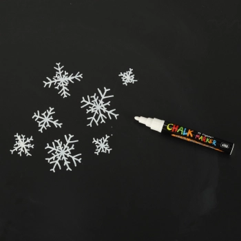 Markery kredowe pisaki do szyb tablic potykaczy cenówek zmywalne 8szt