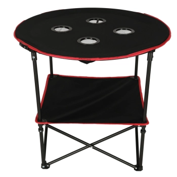 Stolik stół turystyczny składany przenośny kempingowy z pokrowcem 72 cm x 72 cm