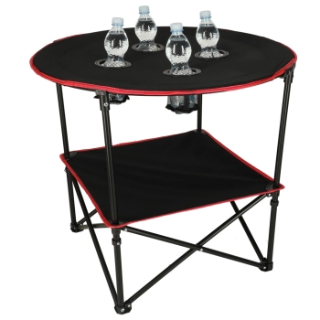 Stolik stół turystyczny składany przenośny kempingowy z pokrowcem 72 cm x 72 cm