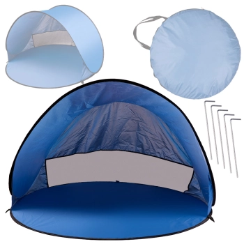 Namiot plażowy duży samorozkładający się automatyczny na plażę parawan ogrodowy XL 146x146cm + pokrowiec