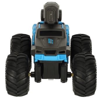 Samochód RC amfibia wodoodporny sterowany gestami ręką + 2 piloty niebieski