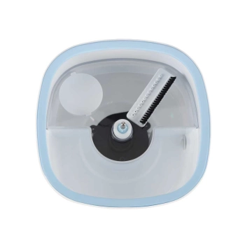 Mop obrotowy prostokątny płaski rotacyjny czysta brudna woda wyciskacz