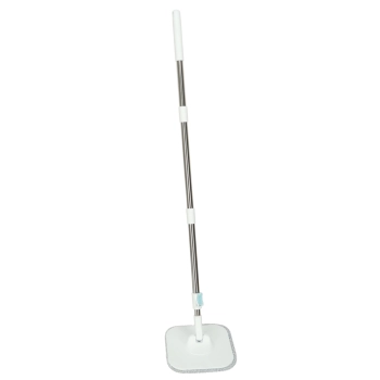 Mop obrotowy prostokątny płaski rotacyjny czysta brudna woda wyciskacz