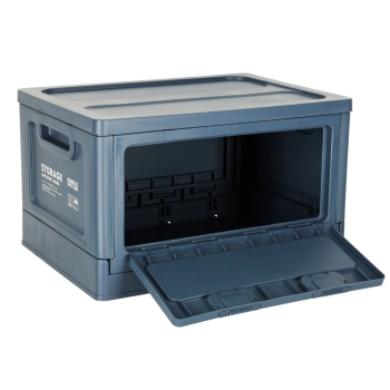 Organizer do bagażnika samochodowy pudełko skrzynka składana 25l granatowa