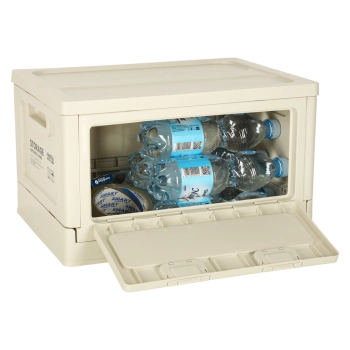 Organizer do bagażnika samochodowy pudełko skrzynka składana 25l szara