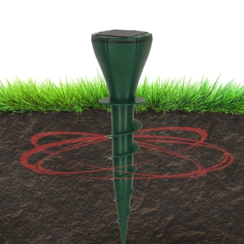 Odstraszacz solarny na krety nornice węże przeciwko kretom gryzoniom 2 szt.