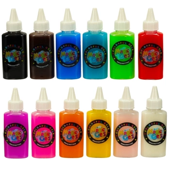 Klej żel kryształowy 3D crystal glue magiczna kuchnia szablony kreatywny zestaw 62 elementy niebieski