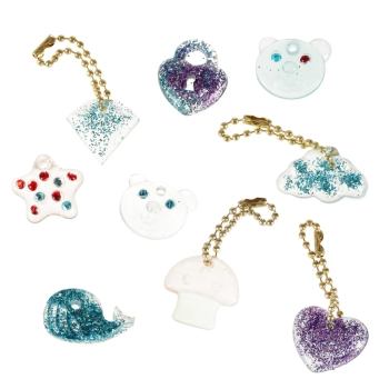 Kreatywny zestaw do robienia biżuterii koralików zawieszek magiczne pudełko UV