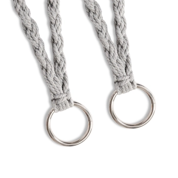 Huśtawka ogrodowa bocianie gniazdo z oparciem ogrodowa szare 80 cm 150 kg