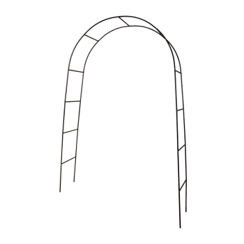 Pergola ogrodowa łuk uchwyt na róże kwiaty bluszcz pnącza metalowa 240 x 140 cm