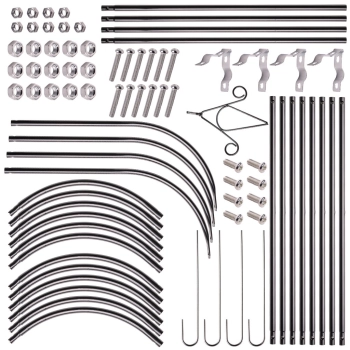 Pergola ogrodowa kolumnowa słup kolumna dzwon stojak na róże kwiaty pnące metalowa 195 cm