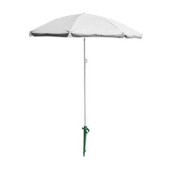 Parasol ogrodowy plażowy regulowany łamany składany UV 150cm szary