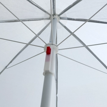 Parasol ogrodowy plażowy regulowany łamany składany UV 150cm szary