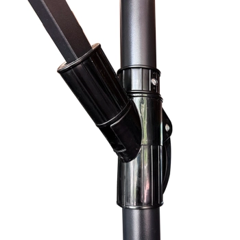 Parasol ogrodowy duży składany z wysięgnikiem 290cm beżowy