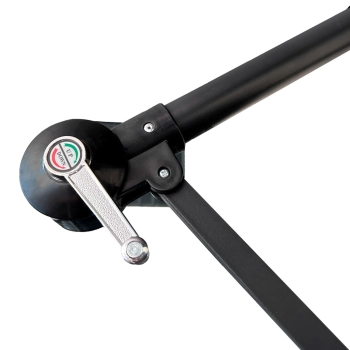 Parasol ogrodowy duży składany z wysięgnikiem 290cm beżowy