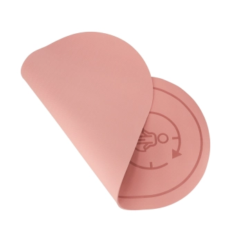 Mata do ćwiczeń jogi wygładzająca 127 x 63 x 0,6 cm różowa