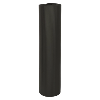 Mata do ćwiczeń jogi gimnastyczna treningowa fitness karimata gruba 1,5cm czarna + pokrowiec