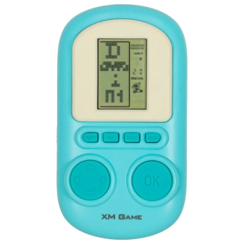 Gra elektroniczna zręcznościowa konsola przenośna niebieska