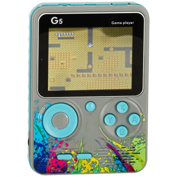 Konsola przenośna do gier mini elektroniczna retro 500 gier szara