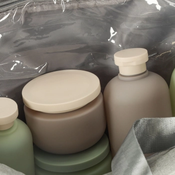 Torba podróżna bagaż podręczny do samolotu podróżna turystyczna pojemna uchwyt kieszenie 39x18x30 szara