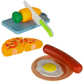 Zestaw Warzyw i Owoców do Krojenia 36 el. z Akcesoriami – Kreatywna Zabawa w Gotowanie