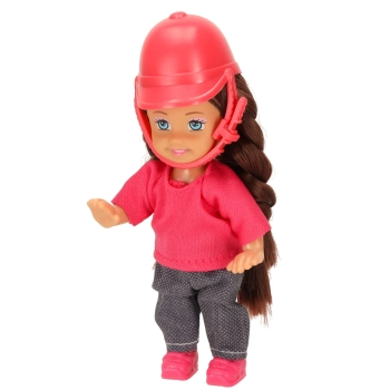 Lalka z konikiem kucykiem dziewczynka zestaw 5 elementów