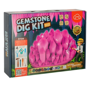 Mały archeolog zestaw naukowy kopalnia kryształów brylantów wykopaliska kryształy 9el.