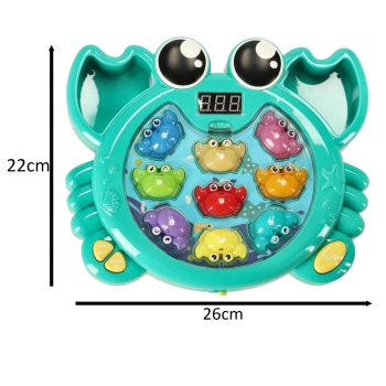 Zabawka interaktywna zręcznościowa wbijak łowienie kraby 2w1 Bibi-inn