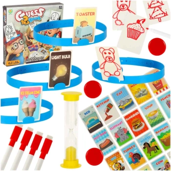 Gra rodzinna towarzyska dla dzieci Zgadnij kim jestem? Rysowanie