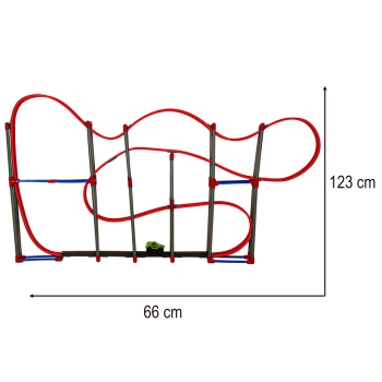 Magnetyczny tor samochodowy antygrawitacyjny 123cm XL 120el.