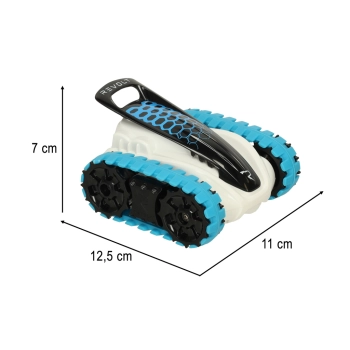 Samochód zdalnie sterowany pojazd gąsiennicowy RC REVOLT TG1006 High-Performance Track Racer 2.4GHz LED Off-Road Zasięg do 40m niebieski