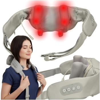 Masażer do pleców kołnierz masujący Shiatsu do karku ramion pleców mięśni