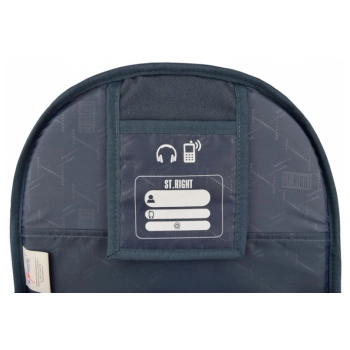 Plecak szkolny młodzieżowy czterokomorowy St. Right 23L czarny