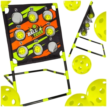 Rzut do celu piłeczkami tarcza piłki x6 gra zręcznościowa