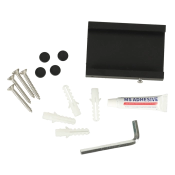 Suszarka na pranie wieszak ścienny naścienny składany teleskopowy czarny 18 haczyków 123cm