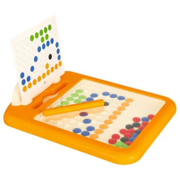 Tablica edukacyjna magnetyczna z pinezkami do układania mozaika szablon 40 kropek